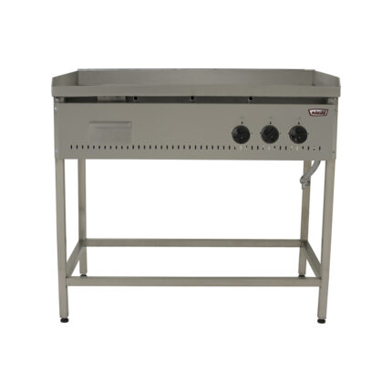 Plancha churrasquera lisa 1000×600 mm