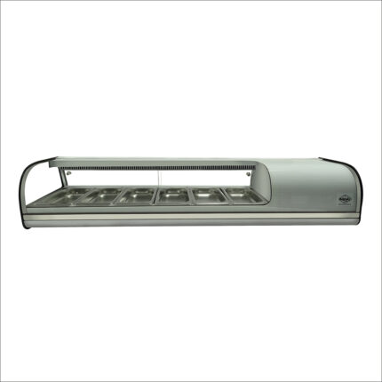 Vitrina de Sushi 62 lts. 1510x415x315 mm.