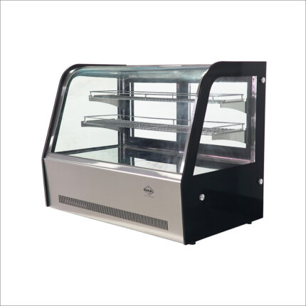 Vitrina sobremesa 160 lts. 900x570x700 mm.