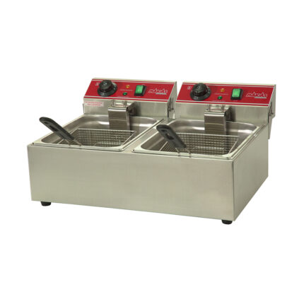 Freidora eléctrica 2 depósitos 12 Lts