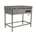 Plancha churrasquera lisa 1000×600 mm