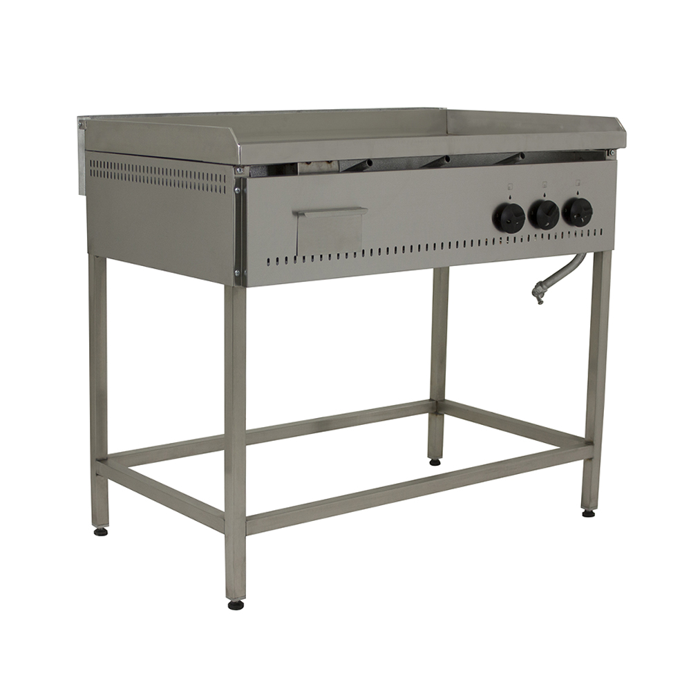 Plancha churrasquera lisa 1000×600 mm2 Plancha churrasquera lisa 1000×600 mm