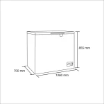Congelador dual tapa dura 380 LT