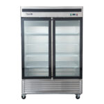 Freezer Acero Inox. 2 Ptas Vidrio Vf2Ps-1400V Ventus
