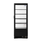 Vitrina Pastelera Vertical Sobremesa Cuadrada Negra 98 Lts Vert-98R Ventus