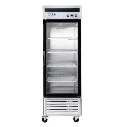 Freezer Acero Inox. 1 Pta Vidrio Vf1Ps-700V Ventus