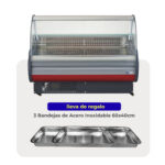 Vitrina Carnicera 1,5 mts + 3 Bandejas ELI-1500 Ventus