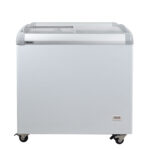Conservadora horizontal vidrio curvo SD-200A Hiron