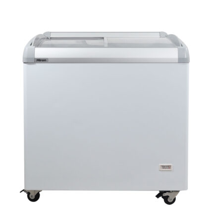 Conservadora horizontal vidrio curvo SD-200A Hiron