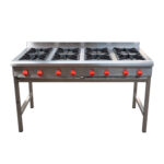 Anafe INOX 8 platos alto Gas Licuado VAAG-8P VENTUS