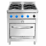 Cocina 4 platos INOX 50x50 Gas Licuado VCG-4P50 GLP VENTUS