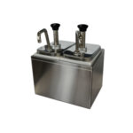 Dispensador salsa 2 depositos 2L INOX VDS-2D Ventus