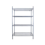 Estanterias 122x61x180Cm Epoxica Anti Bacterial Recubierta Ver-12261 Amc