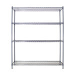 Estanterias 152x45x180Cm Epoxica Anti Bacterial Recubierta Ver-15246 Amc