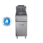 Freidora A Gas Ventus Alta Produccion 2 Canastos Gas Licuado Vfp-18Pro Ventus