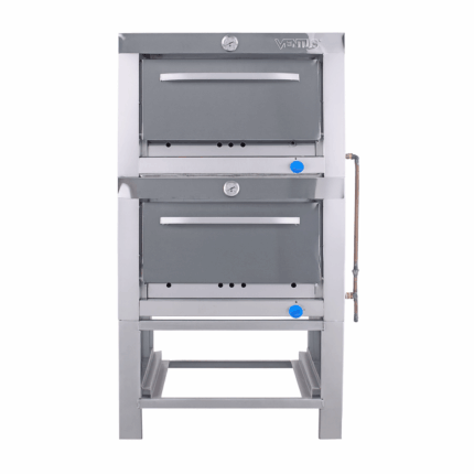 Horno 2 Cámaras INOX 65x65 Gas Licuado VHG-265C VENTUS
