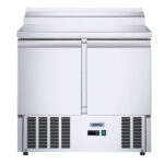 Mesón Saladette 2 Ptas Cubierta Acero Inox VMRSL-370 BENEFIT S/S Ventus