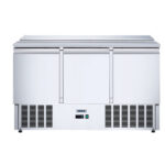 Mesón Saladette 3 Ptas Acero Inox. VMRSL-385 BENEFIT S/S Ventus
