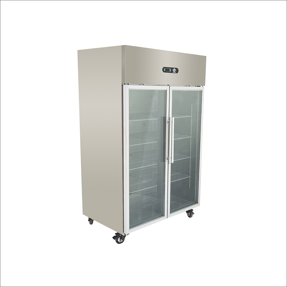 Refrigerador A.I. 2 Puertas de Vidrio 1000 Lt