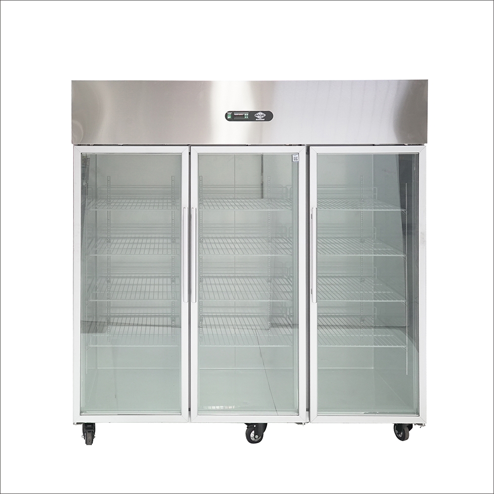 Refrigerador A.I. 3 Puertas de Vidrio 1500 Lt