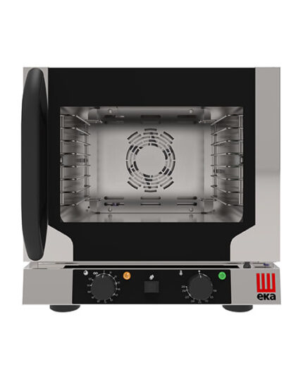 Horno eléctrico ventilado vapor indirecto 4x1/2 GN EKF412NALU Eka