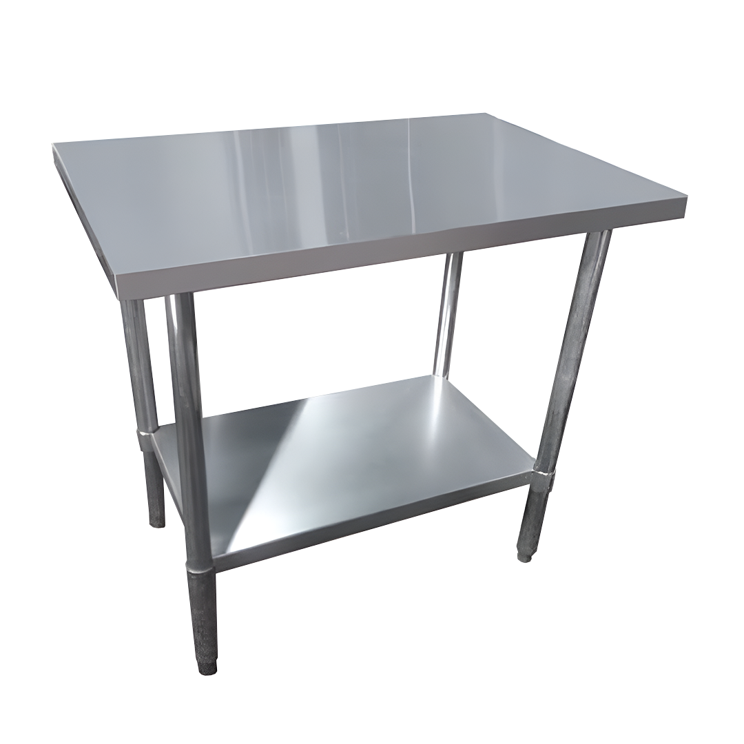 Mesón Centro Inox 90 x 60 x 85 cm - Repisa y Patas Acero Galv. ITA Mesón Centro Inox 90 x 60 x 85 cm - Repisa y Patas Acero Galv. ITA