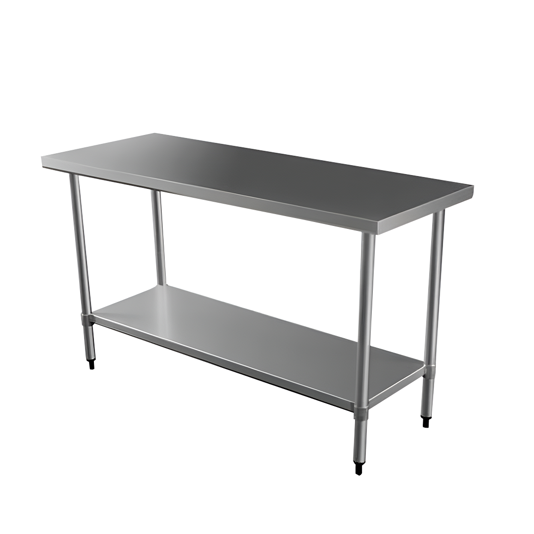 Mesón Centro Inox 150 x 60 x 85 cm - Repisa y Patas Acero Galv. ITA Mesón Centro Inox 150 x 60 x 85 cm - Repisa y Patas Acero Galv. ITA
