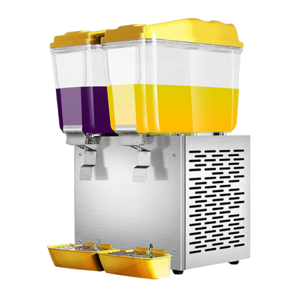 Expendedora de Jugo 2 Depósitos 18L Paleta - Llave Acero Inox ITA