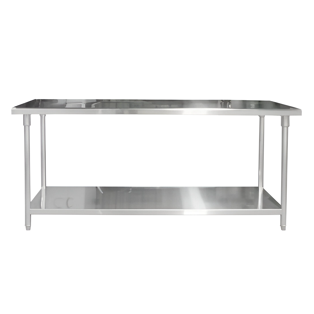 Mesón Centro Inox 150 x 80 x 85 cm - Repisa y Patas Acero Galv. ITA Mesón Centro Inox 150 x 80 x 85 cm - Repisa y Patas Acero Galv. ITA