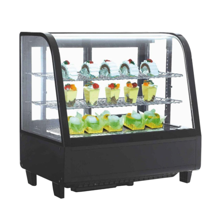 Vitrina Refrigerada Sobremesa Acero Inox 160 L - 90 cm - Horizontal ITA