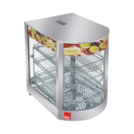 Vitrina Mantenedora de Calor ITA 1-P 350x430x500 1 Bandeja Acero Inox