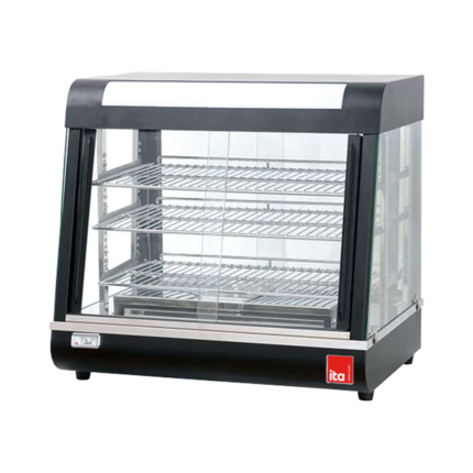 Vitrina Mantenedora de Calor ITA 660x480x610 2 Bandejas Negra