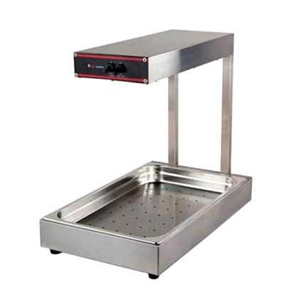 Mantenedor de Papas Fritas/Comida Acero Inox. 750W 33x57x46cm Sobremesa