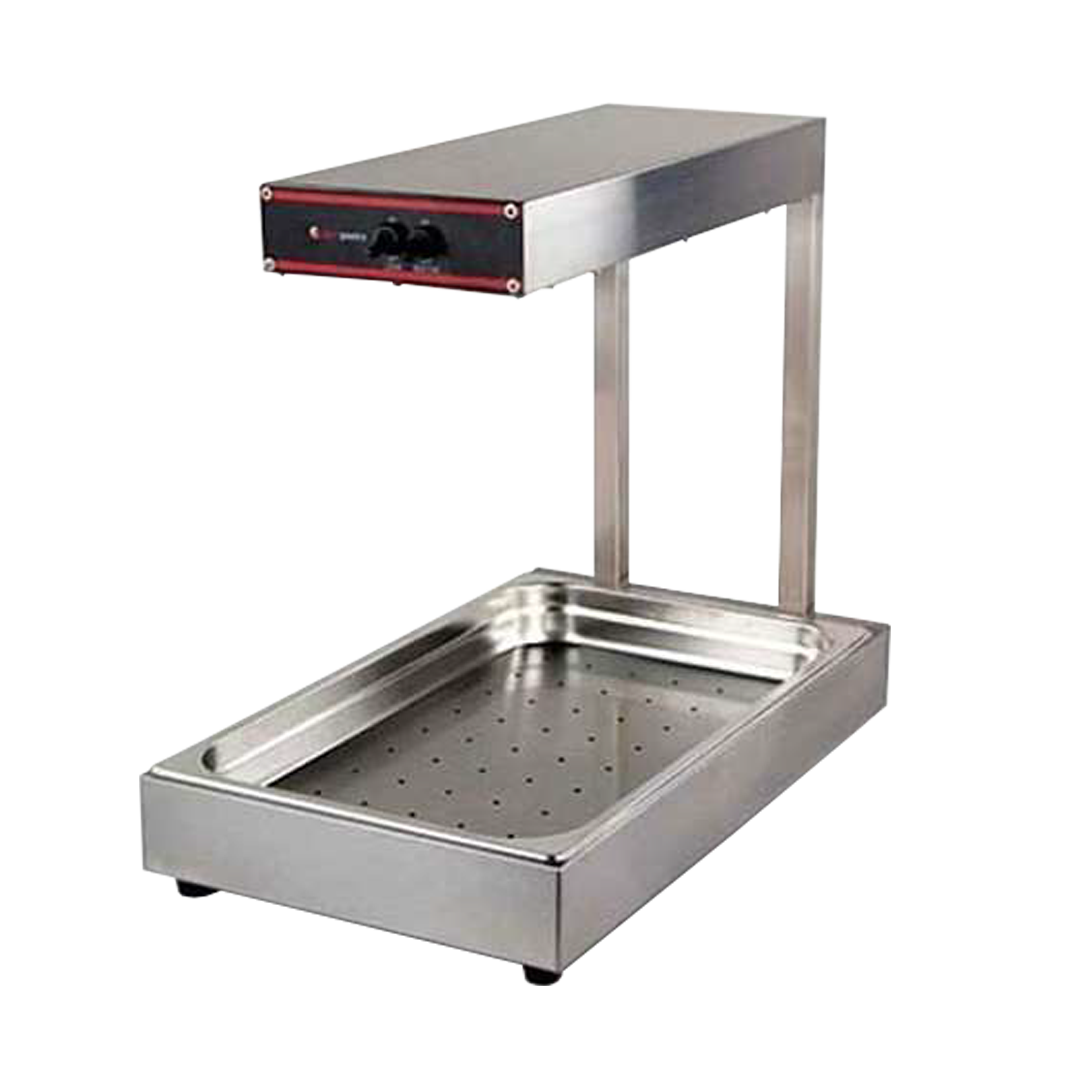 Mantenedor de Papas Fritas/Comida Acero Inox. 750W 33x57x46cm Sobremesa Mantenedor de Papas Fritas/Comida Acero Inox. 750W 33x57x46cm Sobremesa