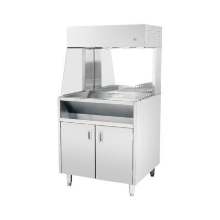 Mantenedor de Papas Fritas Industrial 100x70x158cm 750W Pedestal