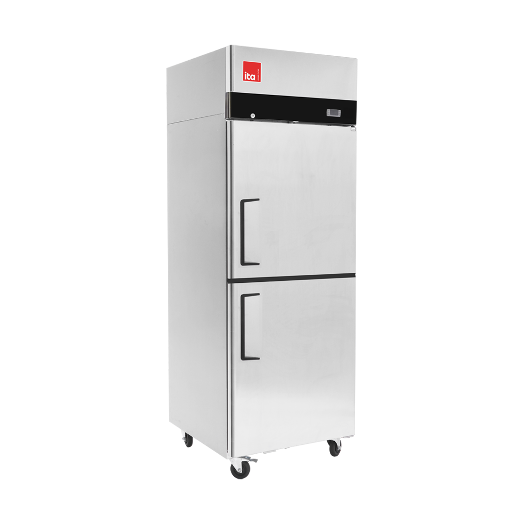 Freezer 1 Cuerpo - 2 (1/2) Puertas - Acero - Frío Forzado - 410 L 600x740x1950mm ITA Freezer 1 Cuerpo - 2 (1/2) Puertas - Acero - Frío Forzado - 410 L 600x740x1950mm ITA