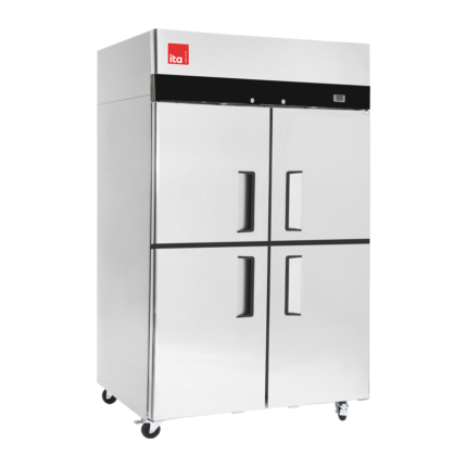 Freezer &Amp; Refrigerador 2 Cuerpos - 4 (1/2) Puertas - Acero - Frío Forzado - 420/420 L 1200x745x1950mm ITA