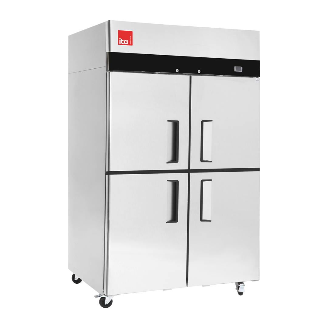 Freezer &Amp; Refrigerador 2 Cuerpos - 4 (1/2) Puertas - Acero - Frío Forzado - 420/420 L 1200x745x1950mm ITA Freezer &Amp; Refrigerador 2 Cuerpos - 4 (1/2) Puertas - Acero - Frío Forzado - 420/420 L 1200x745x1950mm ITA