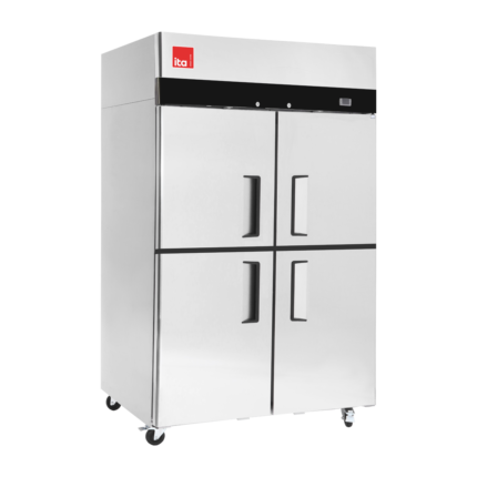 Freezer 2 Cuerpos - 4 (1/2) Puertas - Acero - Frío Forzado - 900 L 1200x745x1950mm ITA