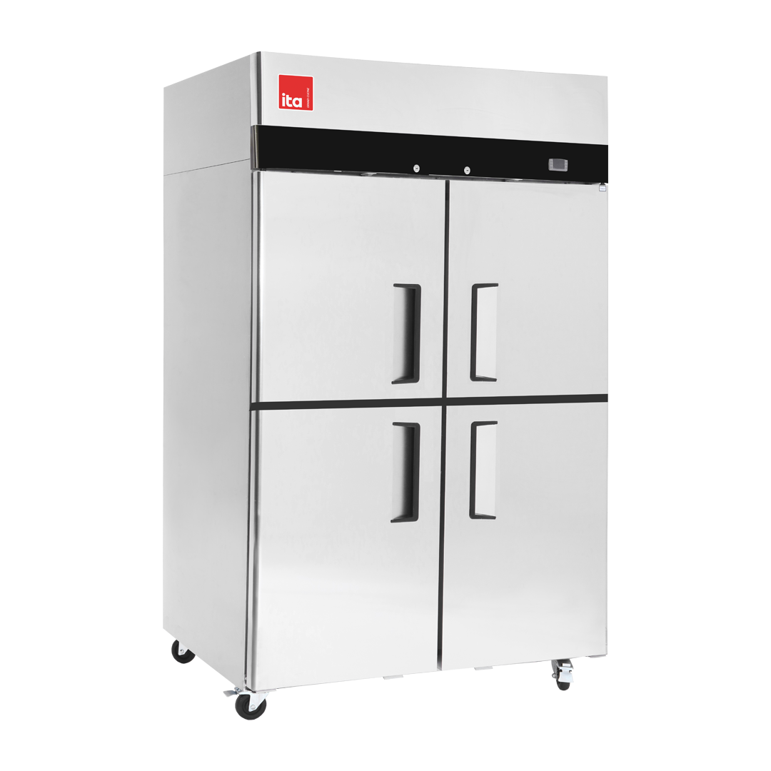 Freezer 2 Cuerpos - 4 (1/2) Puertas - Acero - Frío Forzado - 900 L 1200x745x1950mm ITA Freezer 2 Cuerpos - 4 (1/2) Puertas - Acero - Frío Forzado - 900 L 1200x745x1950mm ITA
