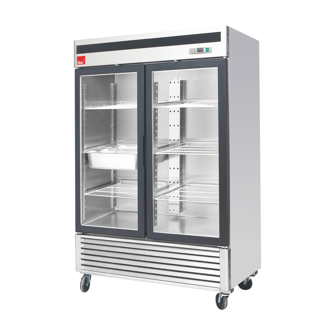 Freezer 2 Cuerpos - 2 Puertas - Vidrio - Frío Forzado - 1335 L - 1382x800x2135mm ITA Freezer 2 Cuerpos - 2 Puertas - Vidrio - Frío Forzado - 1335 L - 1382x800x2135mm ITA