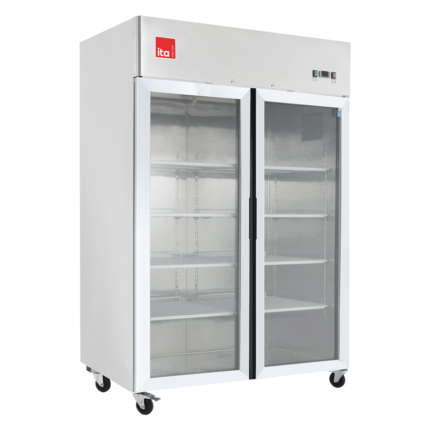 Refrigerador 2 Cuerpos - 2 Puertas - Vidrio - Frío Forzado - 900 L 1200x740x1950mm ITA