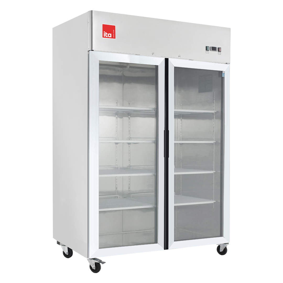 Refrigerador 2 Cuerpos - 2 Puertas - Vidrio - Frío Forzado - 900 L 1200x740x1950mm ITA Refrigerador 2 Cuerpos - 2 Puertas - Vidrio - Frío Forzado - 900 L 1200x740x1950mm ITA