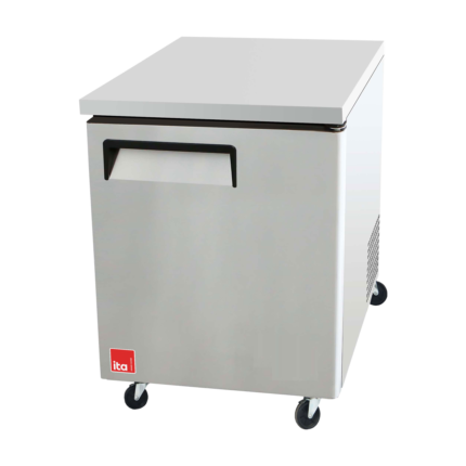 Mesón Refrigerado 1 Puerta - Acero - Frío Forzado - 200 L 698x762x944mm ITA