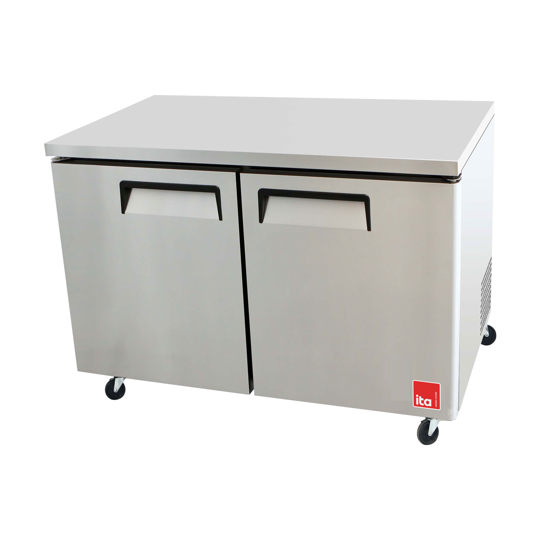 Mesón Refrigerado 2 Puertas - Acero - Frío Forzado - 490 L 1529x762x944mm ITA Mesón Refrigerado 2 Puertas - Acero - Frío Forzado - 490 L 1529x762x944mm ITA
