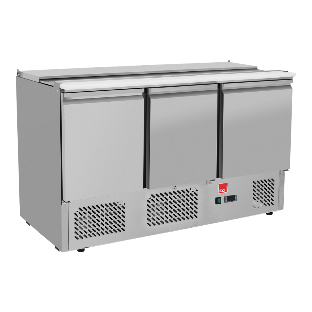 Saladette ITA 3 Puertas 570L SI3P 12 GN 1/3 1361x700x805M Saladette ITA 3 Puertas 570L SI3P 12 GN 1/3 1361x700x805M