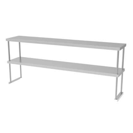 Plateo Doble Acero Inox 150 x 30 cm ITA