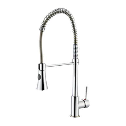 Llave Prewash con Monomando Acero Inox. ITA