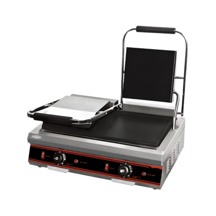 Plancha Eléctrica ITA Panini Grill 57 x 41 x 21cm Doble - Full Lisa