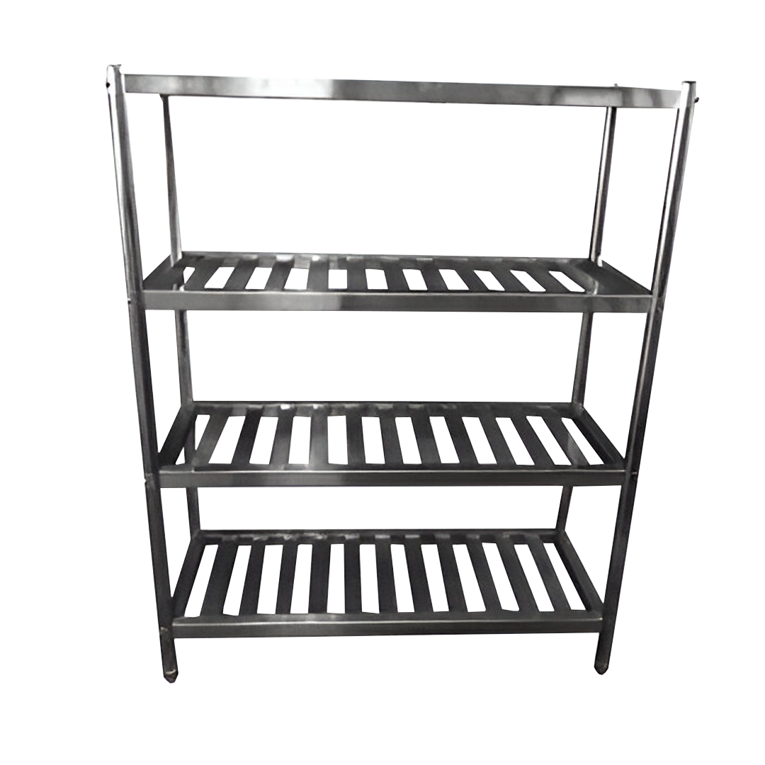 Estantería Acero Inox 100 x 50 x 155 cm Acanalada ITA Estantería Acero Inox 100 x 50 x 155 cm Acanalada ITA